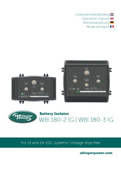 Whisper Power WBI 180-2 IG Operation Manual