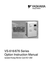 YASKAWA VS-676 Series Option Instruction Manual