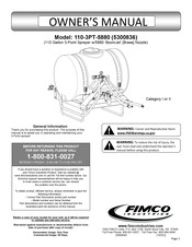 Fimco 110-3PT-5880 Owner's Manual