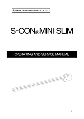SANKI S-CON MINI SLIM Operating And Service Manual