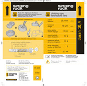 Singing rock duran 10,4 Instructions For Use Manual