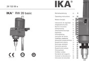 IKA 29 132 00 a Operating Instructions Manual
