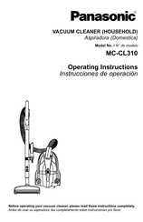 Panasonic MC-CL310 Operating Instructions Manual