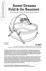 Infantino Sweet Dreams Fold & Go Bassinet Owner's Manual