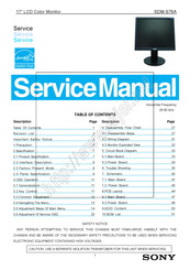 Sony SDM-S76A Service Manual