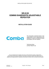 Comba SR-9120 Installation Manual