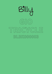 Billy GIO BLBK000003 Manual