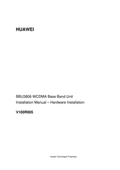 Huawei BBU3806 Installation Manual