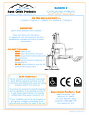 Aqua Creek Products RANGER 2 Manual