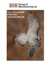 DCD FALCON LASHER 61800-000 Operating Manual