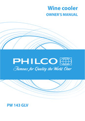 Philco PW 143 GLV Owner's Manual