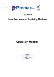 Promax TM-20 Operation Manual