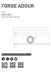 FORGE ADOUR BASE E 60 I Instructions Manual