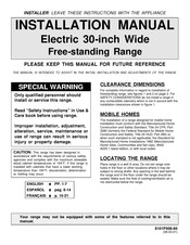 Maytag MER5875QCS Installation Manual