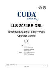 Cuda surgical LLS-2054BE-DBL Operator's Manual