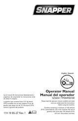 Snapper SZ2654 Operator's Manual