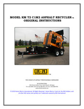 KM ASPHALT RECYCLER T2 C1M2 Original Instructions Manual
