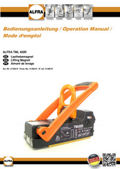 ALFRA TML 400R Operation Manual