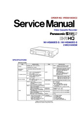 Panasonic NV-HS960EE-S Service Manual