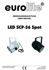 EuroLite LED SCP-56 Spot User Manual