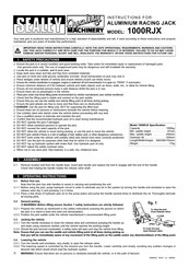 Sealey 1000RJX Instructions