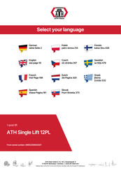 Ath-Heinl Single Lift 12PL Manual
