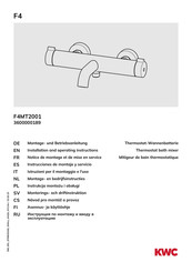 KWS F4MT2001 Installation And Operating Instructions Manual