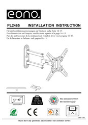 Eono PL2465 Installation Instruction