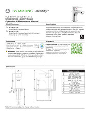 Symmons Identity SLS-6712-1.0 Manuals | ManualsLib