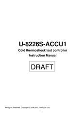 AccuTherm U-8226S-ACCU1 Instruction Manual