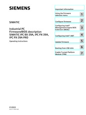 Siemens SIMATIC IPC PX-39A Manual