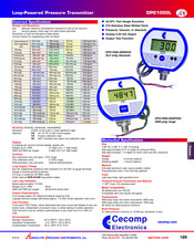 Cecomp DPG1000L Manual
