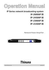 Thinuna IP-2600AP III Operation Manual