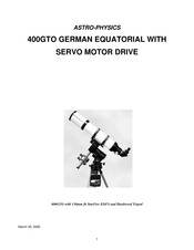 ASTRO-PHYSICS 400GTO Assembly Instructions Manual