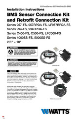 Watts 4000SS-FS Series Installation Instructions Manual