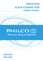 Philco PHD 62FS Owner's Manual