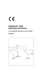 Maquet HANAULUX 2000 Operating Instructions Manual