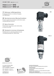 S+S Regeltechnik Premasgard SHD-LC-U 6 Operating Instructions, Mounting & Installation
