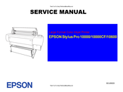 Epson Stylus Pro 10000 Series Service Manual