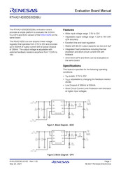 Renesas RTKA214250DE0020BU Manual