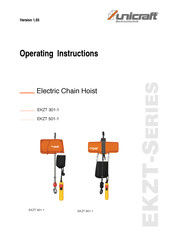 unicraft EKZT 301-1 Operating Instructions Manual