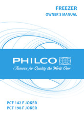 Philco PCF 142 F JOKER Owner's Manual