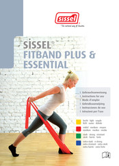 Sissel FITBAND PLUS & ESSENTIAL Instructions For Use Manual