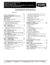 Bryant 581K 05F Series Installation Instructions Manual