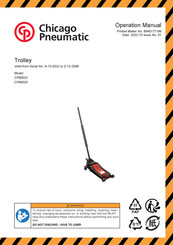 Chicago Pneumatic CP80025 Operation Manual