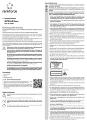 Renkforce GLP03-LJB Operating Instructions Manual