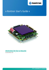 Kontron MSM200XP User Manual