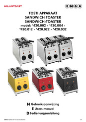 Milantoast 420.032 User Manual