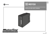 Motorline professional MD150 Installer And User Manual
