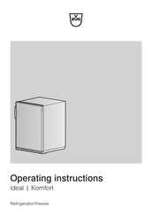 V-Zug Ideal Operating Instructions Manual